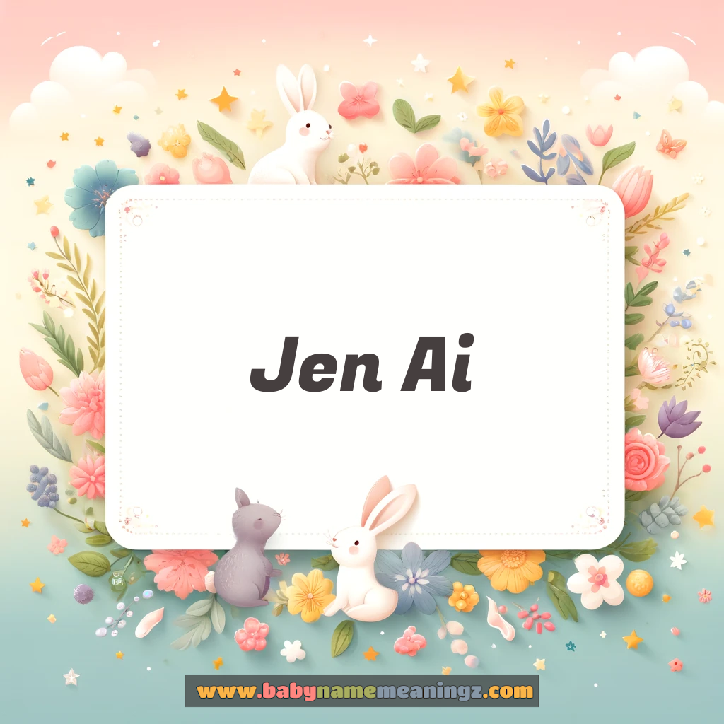 Jen Ai Name Meaning  ( Girl) Complete Guide
